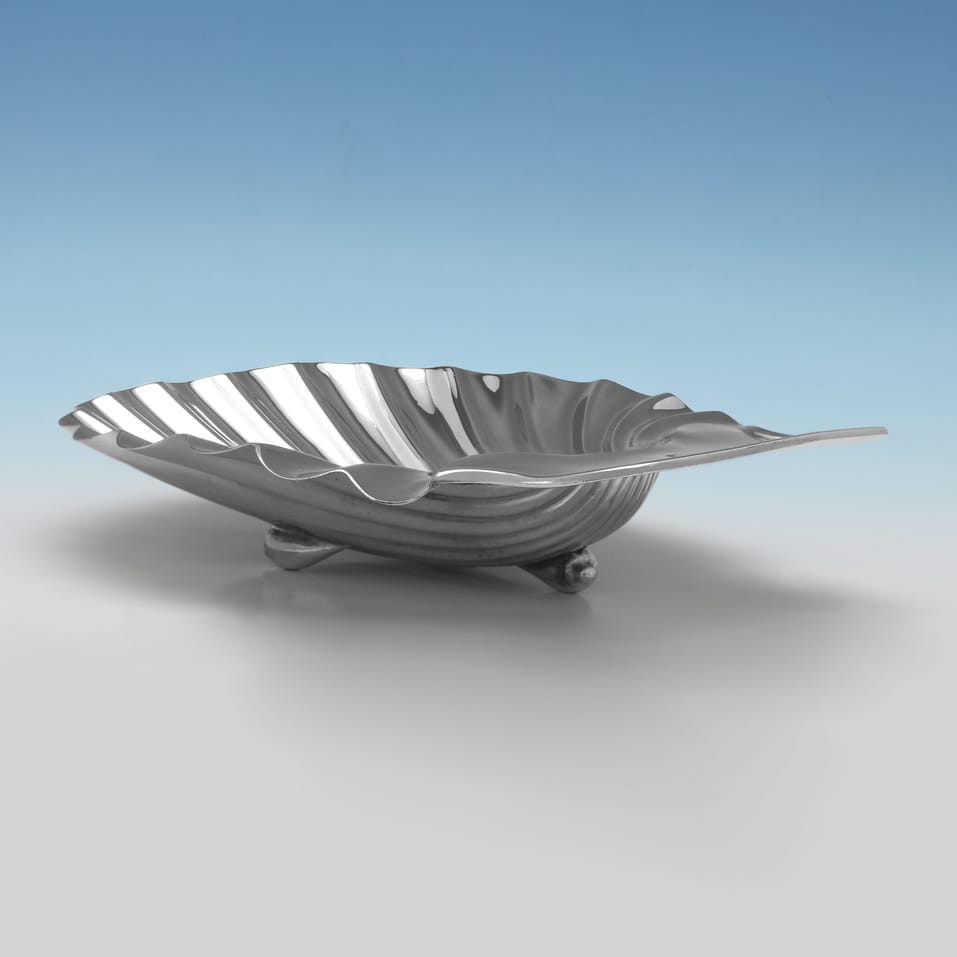 Antique Sterling Silver Pair of Butter Dishes - hallmarked in 1839 London - Victorian - Image 4