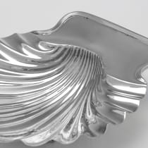 Antique Sterling Silver Pair of Butter Dishes - hallmarked in 1839 London - Victorian - Thumbnail 5
