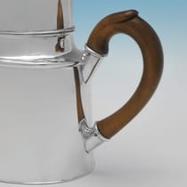 Antique Sterling Silver Cafetière - hallmarked in 1845 London - Victorian - Thumbnail 6