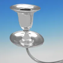 Antique Silver Plate Candelabra - made circa 1880 London - Victorian - Thumbnail 4