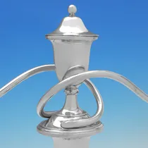 Antique Silver Plate Candelabra - made circa 1880 London - Victorian - Thumbnail 5