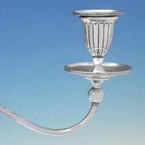 Antique Sterling Silver Pair of Candelabra - John Green & Co., hallmarked in 1794 Sheffield - George III - Thumbnail 8