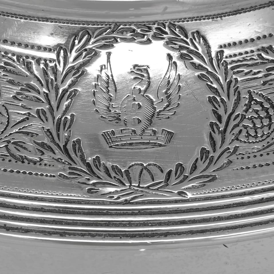 Antique Sterling Silver Pair of Candelabra - John Green & Co., hallmarked in 1794 Sheffield - George III - Image 11