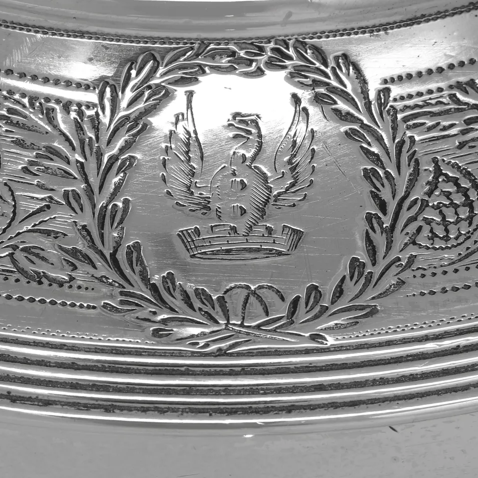 Antique Sterling Silver Pair of Candelabra - John Green & Co., hallmarked in 1794 Sheffield - George III - Image 11