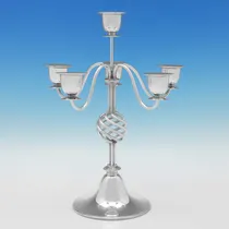 Antique Silver Plate Candelabrum - Hukin & Heath, made circa 1880 - Victorian - Thumbnail 1