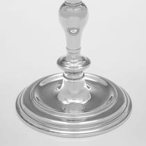 Sterling Silver Pair of Candelabra - Wakely & Wheeler, hallmarked in 1977 London - Elizabeth II - Thumbnail 5