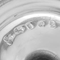 Sterling Silver Pair of Candelabra - Wakely & Wheeler, hallmarked in 1977 London - Elizabeth II - Thumbnail 6