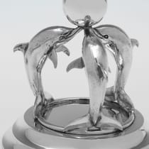 Sterling Silver Pair of Candlesticks - hallmarked in 1998 London - Elizabeth II - Thumbnail 3