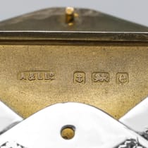 Antique Sterling Silver Card Case - Adie & Lovekin, hallmarked in 1904 Birmingham - Edwardian - Thumbnail 6