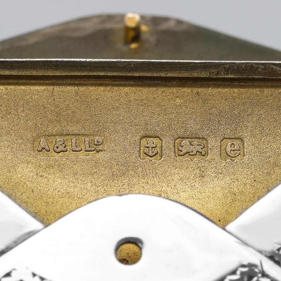 Antique Sterling Silver Card Case - Adie & Lovekin, hallmarked in 1904 Birmingham - Edwardian - Image 6