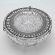 Antique 800 Standard Silver Caviar Dish - made circa 1920 - George V - Thumbnail 2