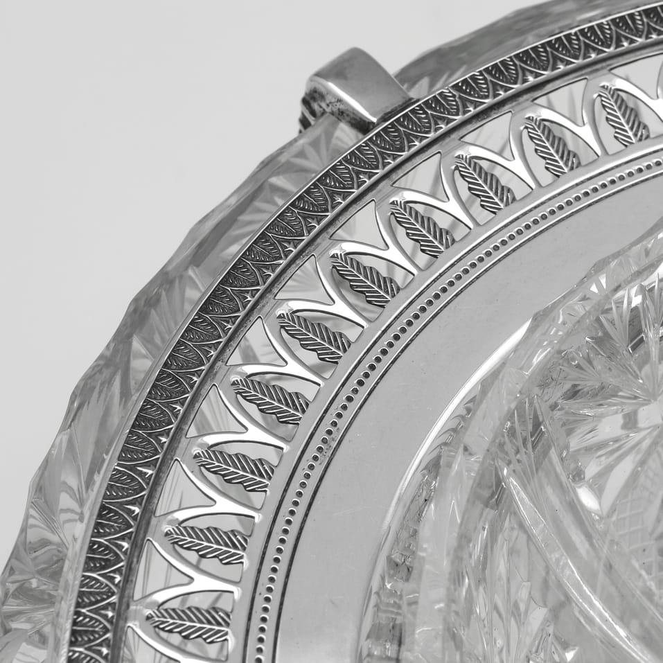 Antique 800 Standard Silver Caviar Dish - made circa 1920 - George V - Image 5