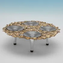 Sterling Silver Centrepiece - Stuart Devlin, hallmarked in 1978 London - Elizabeth II - Thumbnail 1
