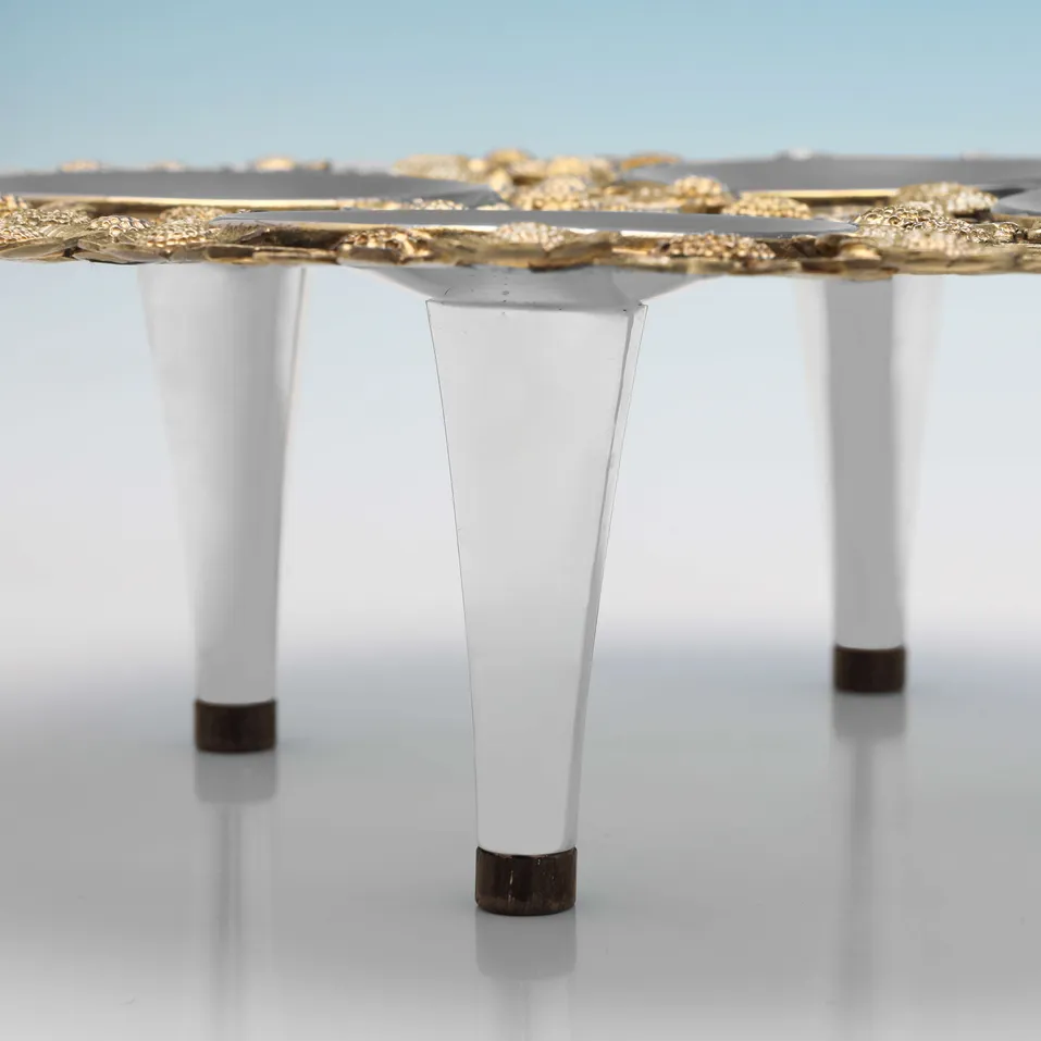 Sterling Silver Centrepiece - Stuart Devlin, hallmarked in 1978 London - Elizabeth II - Image 4