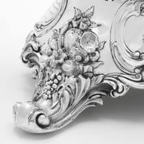 Antique Sterling Silver Centrepiece - John Edward Terry, hallmarked in 1847 London - Victorian - Thumbnail 5