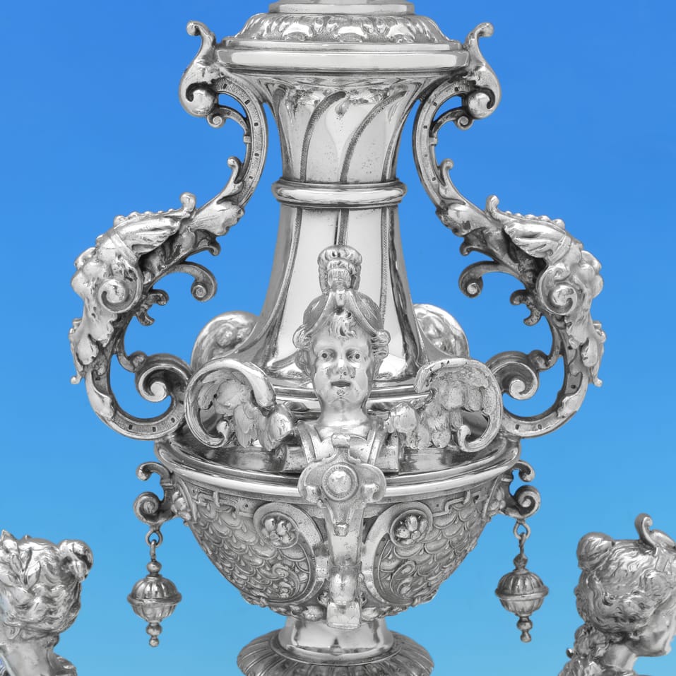 Antique Silver Plate Fruit Stand Centrepiece - made circa 1910 - Victorian - Image 3