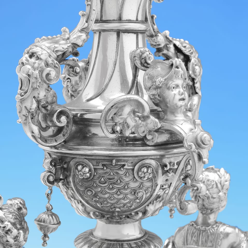 Antique Silver Plate Fruit Stand Centrepiece - made circa 1910 - Victorian - Image 4