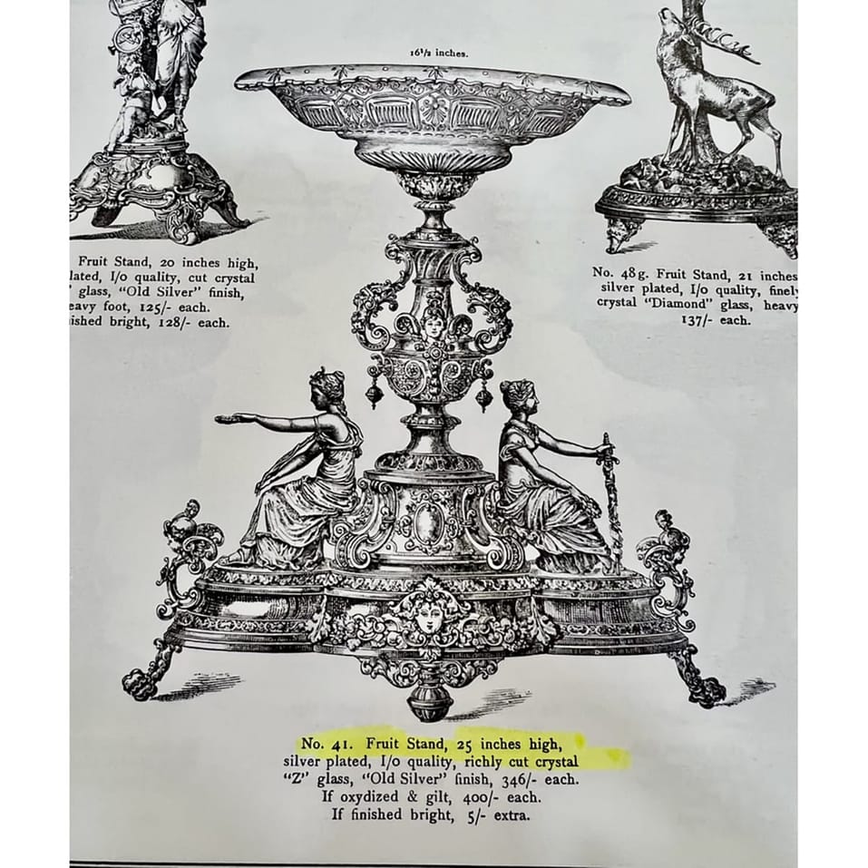 Antique Silver Plate Fruit Stand Centrepiece - Württembergische Metallwarenfabrik, made circa 1910 - George V - Image 11