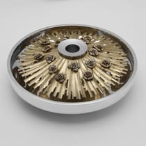 Sterling Silver Centrepiece - Christopher Lawrence, hallmarked in 1978 London - Elizabeth II - Thumbnail 2