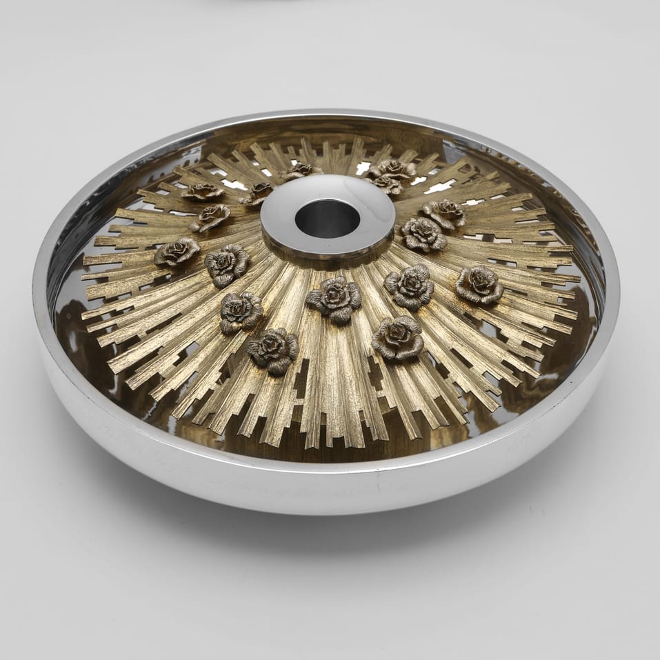 Sterling Silver Centrepiece - Christopher Lawrence, hallmarked in 1978 London - Elizabeth II - Image 2