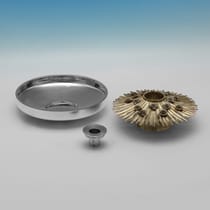 Sterling Silver Centrepiece - Christopher Lawrence, hallmarked in 1978 London - Elizabeth II - Thumbnail 3