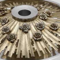 Sterling Silver Centrepiece - Christopher Lawrence, hallmarked in 1978 London - Elizabeth II - Thumbnail 4