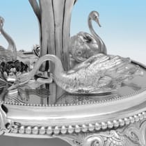 Antique Sterling Silver Centrepiece - George Richards & Elkington & Co., hallmarked in 1850 London - Victorian - Thumbnail 8