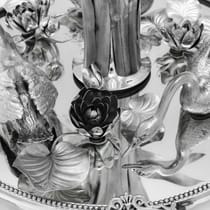 Antique Sterling Silver Centrepiece - George Richards & Elkington & Co., hallmarked in 1850 London - Victorian - Thumbnail 11