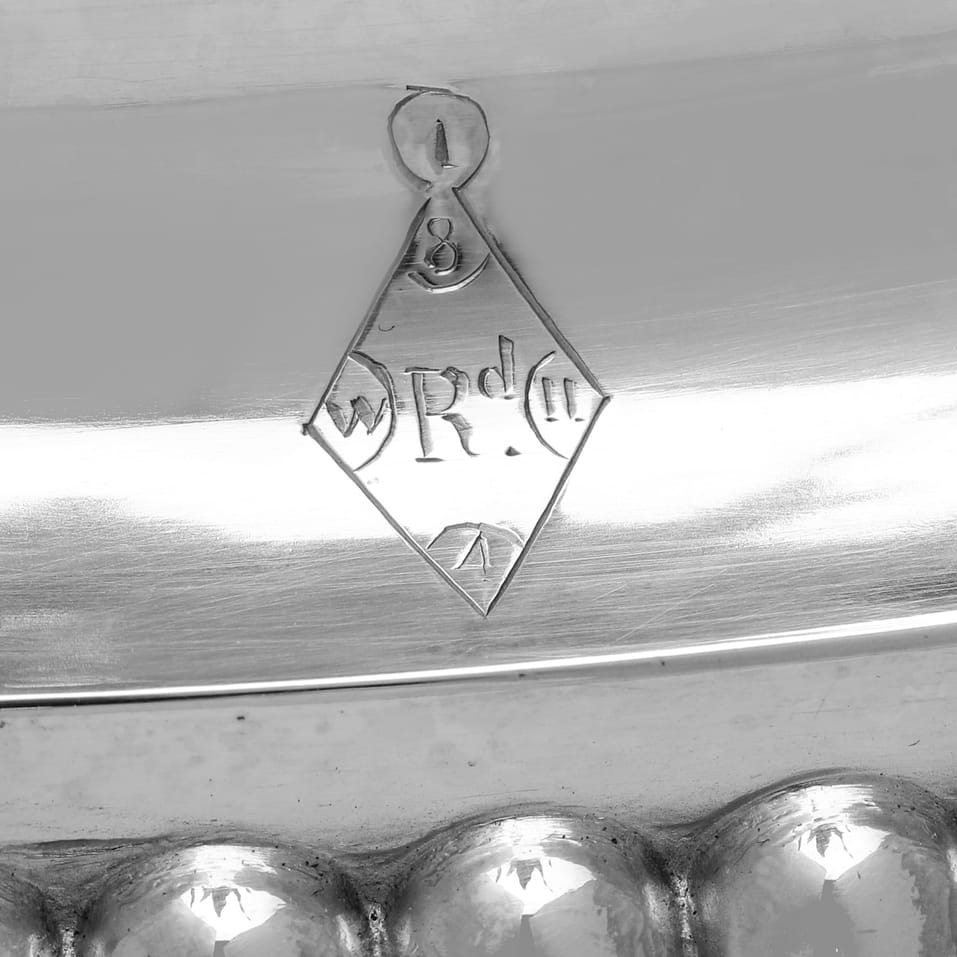 Antique Sterling Silver Centrepiece - George Richards & Elkington & Co., hallmarked in 1850 London - Victorian - Image 15