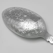 Antique Sterling Silver & Mother of Pearl Child's Set - John Sanderson, hallmarked in 1903 Sheffield - Edwardian - Thumbnail 5