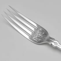 Antique Sterling Silver & Mother of Pearl Child's Set - John Sanderson, hallmarked in 1903 Sheffield - Edwardian - Thumbnail 8