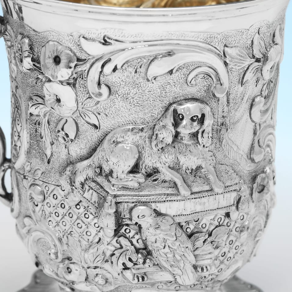 Antique Sterling Silver Christening Mug - James Charles Jay, hallmarked in 1847 Edinburgh - Victorian - Image 4