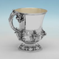 Antique Sterling Silver Christening Mug - Barnard Brothers, hallmarked in 1842 London - Victorian - Thumbnail 3