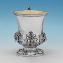 Antique Sterling Silver Christening Mug - Barnard Brothers, hallmarked in 1836 London - William IV - Thumbnail 2