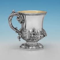 Antique Sterling Silver Christening Mug - Barnard Brothers, hallmarked in 1836 London - William IV - Thumbnail 3