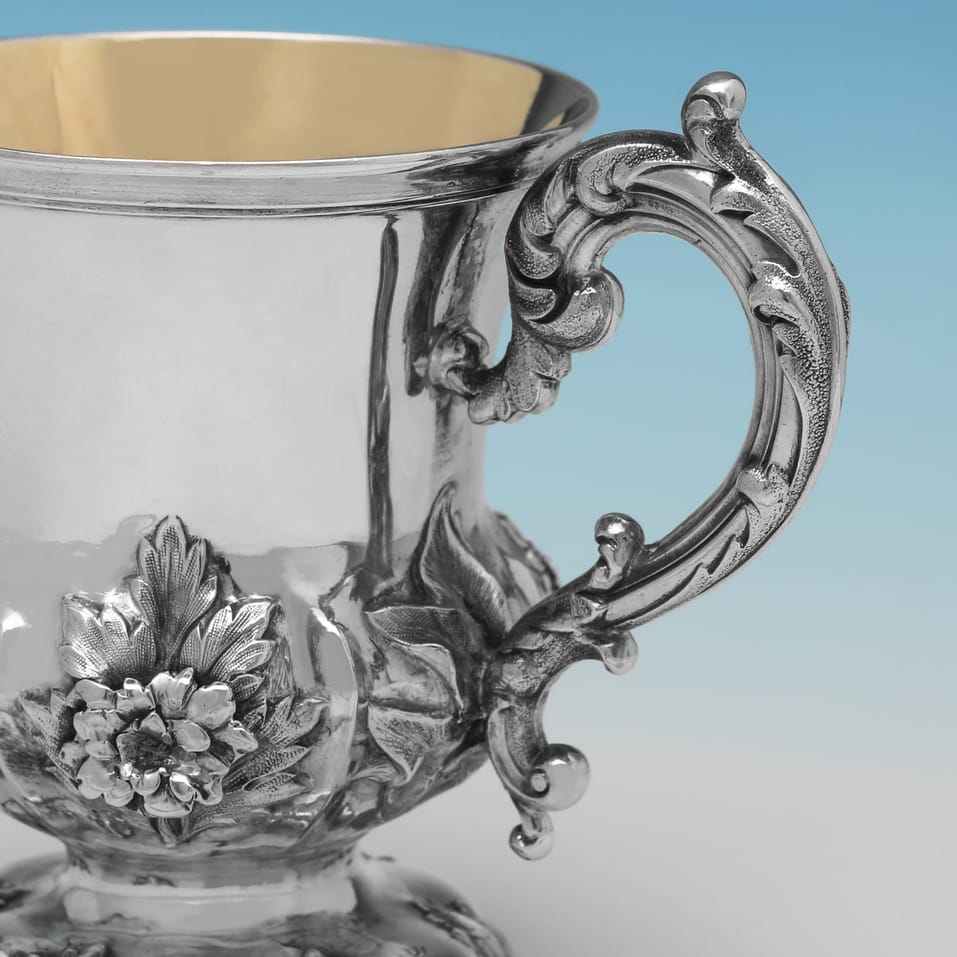 Antique Sterling Silver Christening Mug - Barnard Brothers, hallmarked in 1836 London - William IV - Image 4