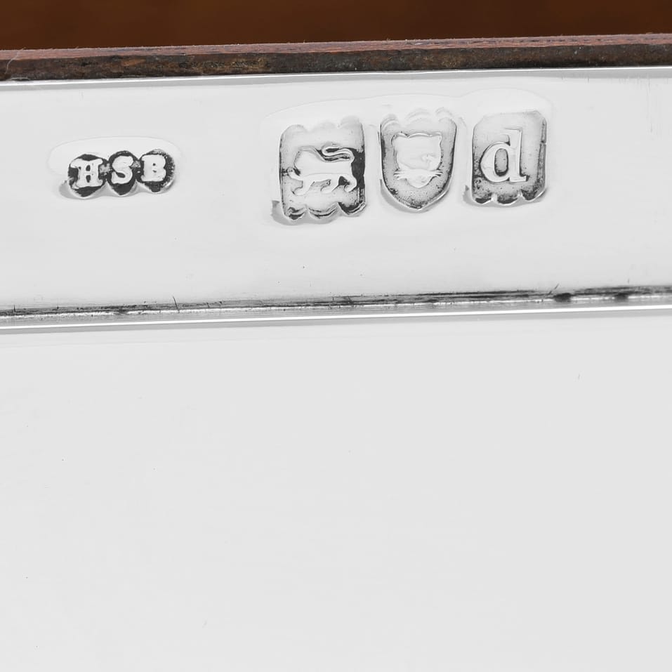 Antique Sterling Silver Cigar Box - hallmarked in 1899 London - Victorian - Image 5