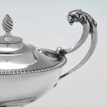 Antique Sterling Silver Cigar Lighter - John Collard Vickery, hallmarked in 1920 Birmingham - George V - Thumbnail 4