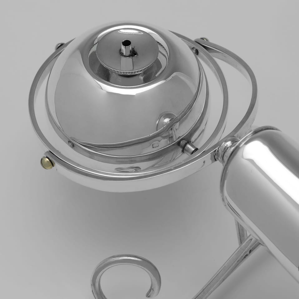 Sterling Silver Gimbal Lighter - Asprey & Co. Ltd., hallmarked in 1928 London - George V - Image 4