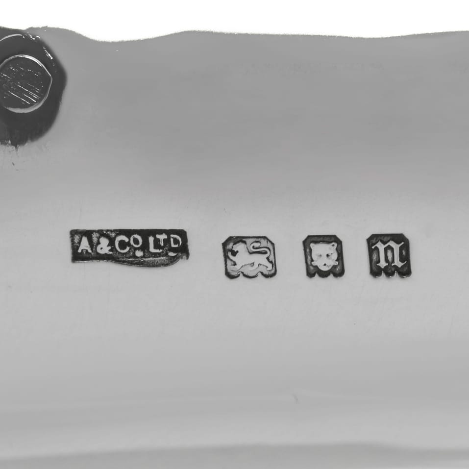 Sterling Silver Gimbal Lighter - Asprey & Co. Ltd., hallmarked in 1928 London - George V - Image 6