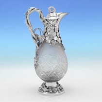 Sterling Silver Oversized Claret Jug - C. J. Vander, hallmarked in 2001 London - Elizabeth II - Thumbnail 3
