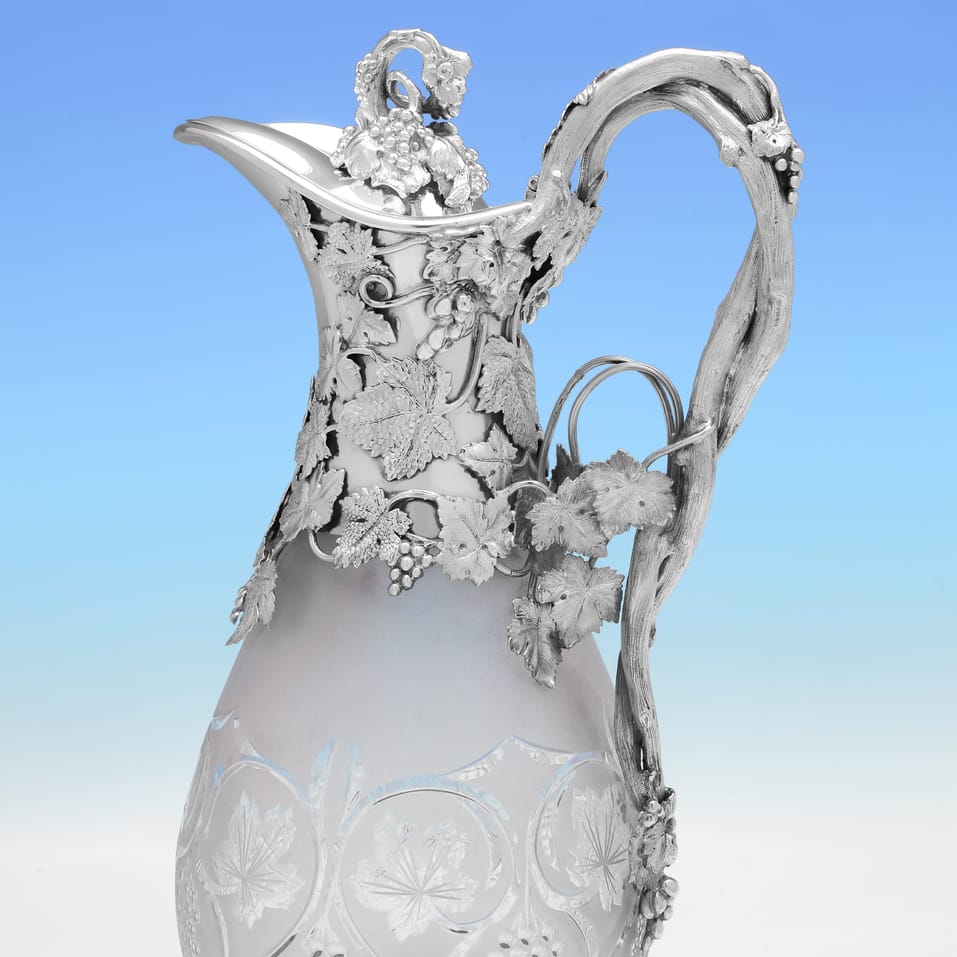 Sterling Silver Oversized Claret Jug - C. J. Vander, hallmarked in 2001 London - Elizabeth II - Image 4