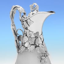 Sterling Silver Oversized Claret Jug - C. J. Vander, hallmarked in 2001 London - Elizabeth II - Thumbnail 5