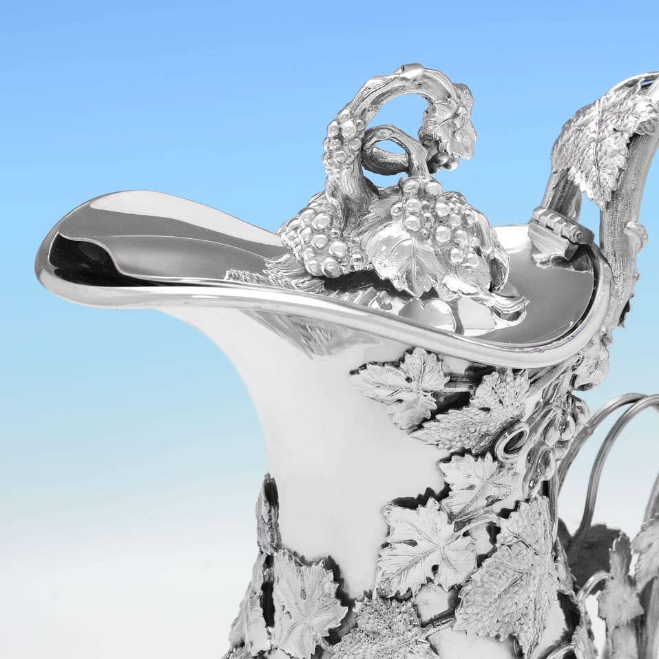 Sterling Silver Oversized Claret Jug - C. J. Vander, hallmarked in 2001 London - Elizabeth II - Image 6