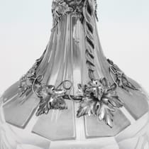 Antique Sterling Silver & Glass Claret Jug - Rawlings & Sumner, hallmarked in 1838 London - Victorian - Thumbnail 7