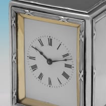 Antique Sterling Silver Carriage Clock - Asprey & Co. Ltd., hallmarked in 1911 London - George V - Thumbnail 5