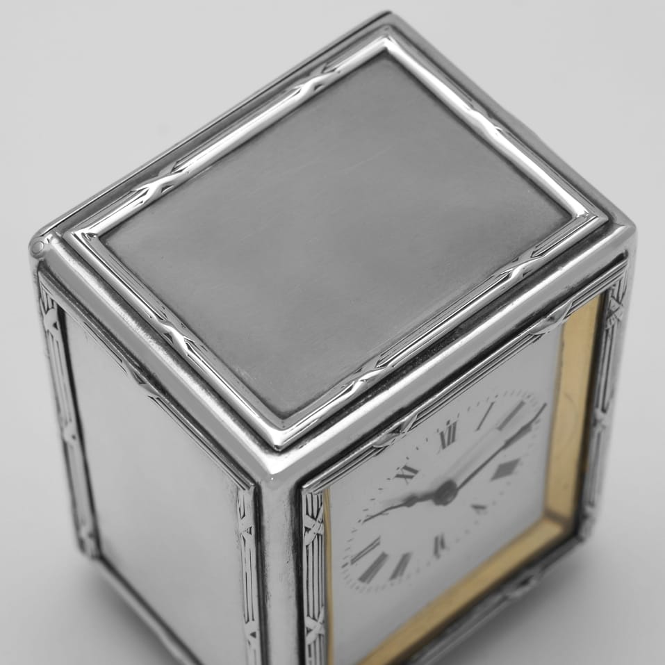 Antique Sterling Silver Carriage Clock - Asprey & Co. Ltd., hallmarked in 1911 London - George V - Image 6