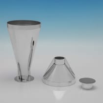 Silver Plate Cocktail Shaker & Glasses Set - made circa 1928 - George V - Thumbnail 3