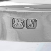 Antique Sterling Silver Coffee Pot - Nathan & Hayes, hallmarked in 1913 Chester - George V - Thumbnail 7