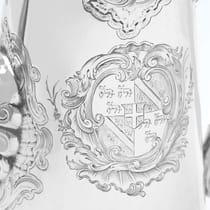 Antique Sterling Silver Coffee Pot - Gabriel Sleath, hallmarked in 1741 London - George II - Thumbnail 7